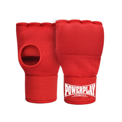 Бинти-рукавиці PowerPlay 3096 з гелевими подушечками Червоні M