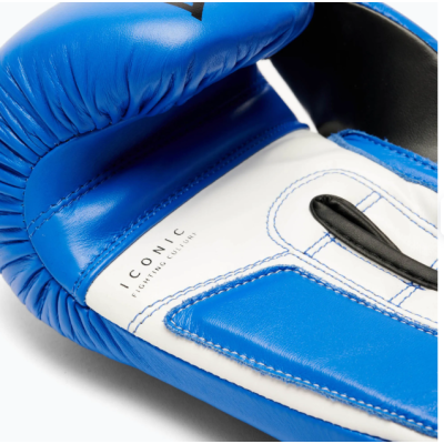 Боксерські рукавиці Leone GN208 ICONIC Blue 10 унцій