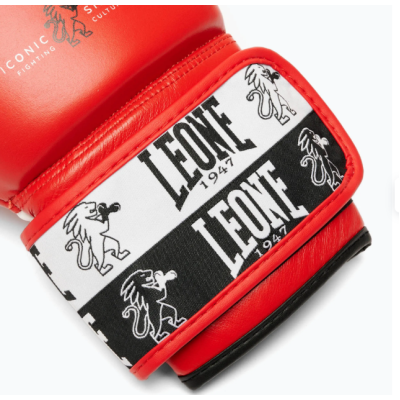Боксерські рукавиці Leone GN208 ICONIC Red 10 унцій