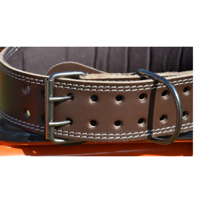 Пояс для важкої атлетики MadMax MFB-246 Full leather шкіряний Chocolate brown XL