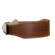 Пояс для тяжелой атлетики MadMax MFB-246 Full leather кожаный Chocolate brown XL
