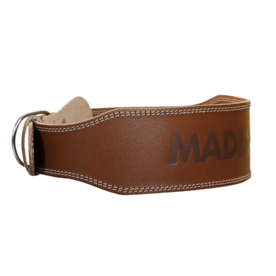 Пояс для важкої атлетики MadMax MFB-246 Full leather шкіряний Chocolate brown XL