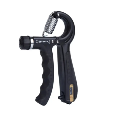 Еспандер кистьовий з лічильником PowerPlay PP-4402 з регульованим навантаженням 10-60 кг. Чорний