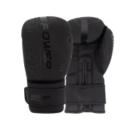 Боксерские перчатки PowerPlay 3024 Ultra Mat Черные 8 унций