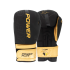 Боксерские перчатки PowerPlay 3024 Ultra Mat Черно-Золотые 8 унций