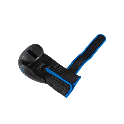 Боксерські рукавиці PowerPlay 3024 Ultra Mat Чорно-Темно сині 10 унцій