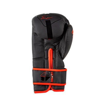 Боксерські рукавиці PowerPlay 3024 Ultra Mat Чорно-Червоні 14 унцій
