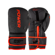 Боксерські рукавиці PowerPlay 3024 Ultra Mat Чорно-Червоні 14 унцій