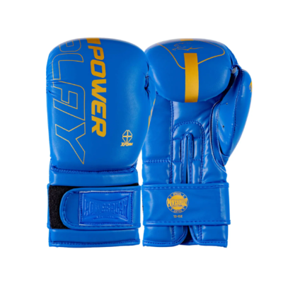 Боксерские перчатки PowerPlay 3089 Alpha Синие 10 унций