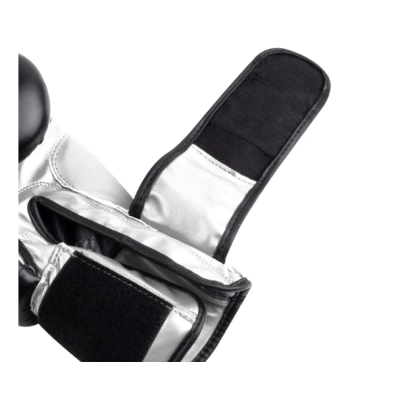 Боксерські рукавиці PowerPlay 3004 Classic Чорно-Білі 10 унцій