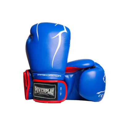 Боксерські рукавиці PowerPlay 3018 Jaguar Сині 12 унцій