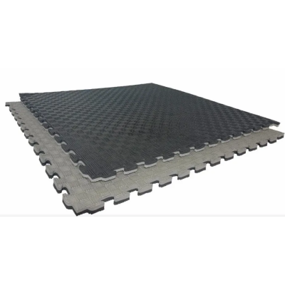 Татамі 1000х1000х26 чорно-сірий
