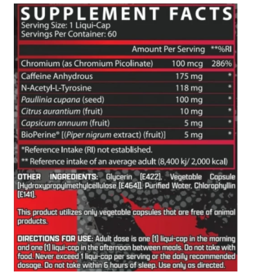 NR Lipo-6 Black UC Extreme WLS - 60 жидк. капс