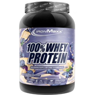 IronMaxx 100% Whey Protein - 900 г (банка) - Чорничний чізкейк