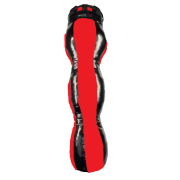 Мешок боксерский "PRO (фигурный)" (h-1.6m/d=0.46/0.36m) – ПВХ (черно-красный)