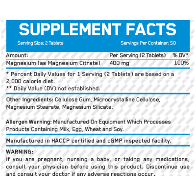 Everbuild Magnesium Citrate 200 мг - 100 таб