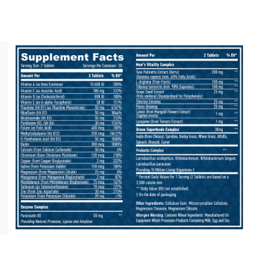 HL Food Based Men's Multi - 60 таб