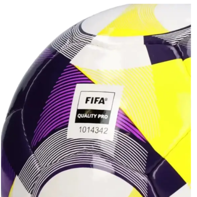 М'яч футзальний Adidas CNXT25 PRO SAL білий, жовтий, фіолетовий Уні 4