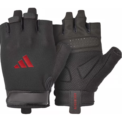 Рукавички для тренінгу Adidas Essential Training Gloves чорний, червоний Уні S