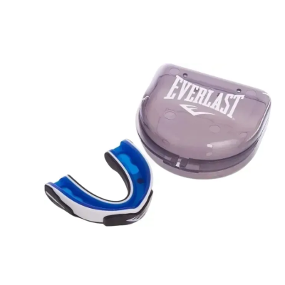 Капа для боксу Everlast EVERGEL MOUTH GUARD синій, білий Уні UNI