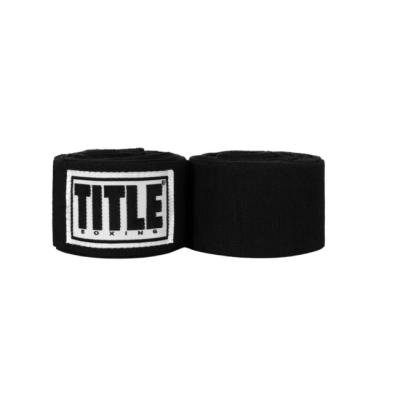 Бинти для боксу TITLE Boxing Select 180" Semi Elastic Mexican Black (4.5м.)