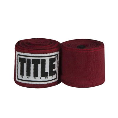Бинти для боксу TITLE Boxing Select 180" Semi Elastic Mexican Maroon (4.5м.)