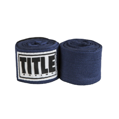 Бинти для боксу TITLE Boxing Select 180" Semi Elastic Mexican Navy (4.5м.)