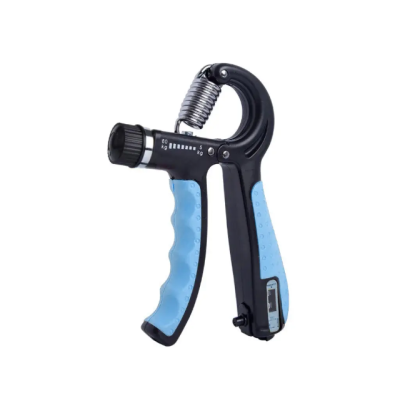 Еспандер кистьовий з лічильником PowerPlay PP-4402 з регульованим навантаженням 10-60 кг. Синій