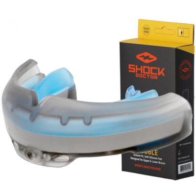 Капа Shock Doctor Ultra Braces під брекети доросла (вік 12+) Black (art. 4701-BK-AD)