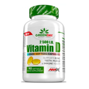 AMIX  GreenDay Vitamin D3 2500I.U. - 90 софт гель
