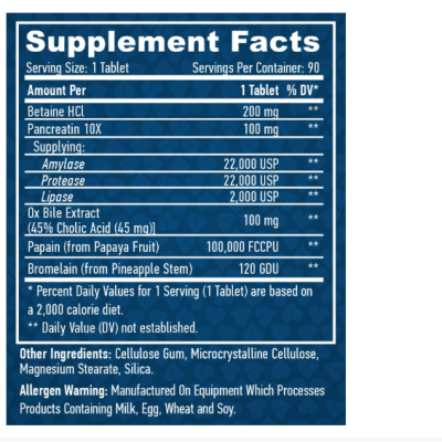 HL Super Enzymes - 90 таб