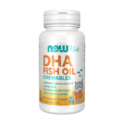 NOW Рыбий жир для детей 100 мг – 60 софт гель