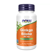 NOW Ginkgo Biloba 60 мг - 60  веган капс
