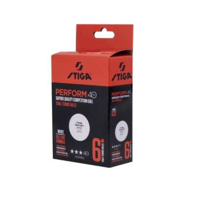 Мячи для настольного тенниса Stiga Perform ITTF 6шт