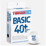 Мячи для настольного тенниса Tibhar Basic 40+ SYNTT NG 6 шт
