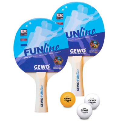 Набор настольного тенниса Gewo Double-Fun 2 Bats 3 Balls
