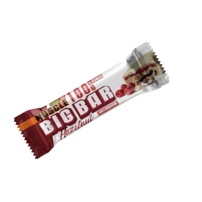 Бат. Power Pro протеїновий 30% БЕЗ ЦУКРУ  Muscle bar фундук, 100 грам