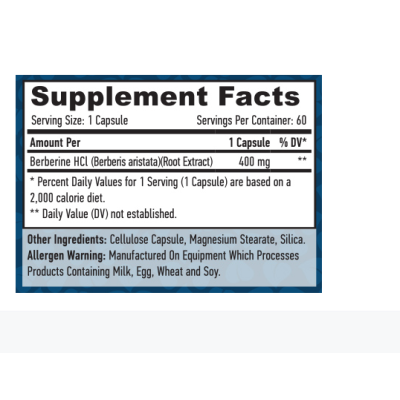 HL Berberine HCL 400 мг - 60 веган капс