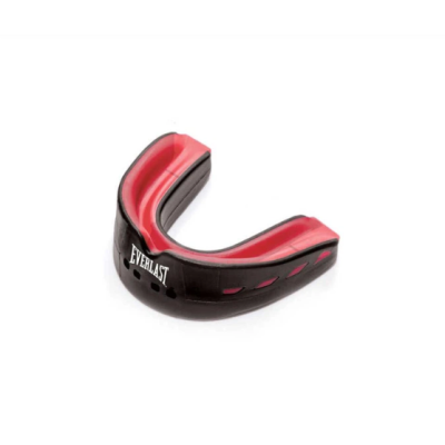 Капа для боксу Everlast EVERSHIELD SINGLE MOUTH GUARD чорний, червоний Уні UNI