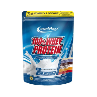 IronMaxx 100% Whey Protein - 500 г (пакет) - Малина