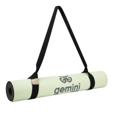 Килимок для йоги каучуковий поліуретан Pro LLLustration Gemini 183см*68см*5мм PUY-5900-1