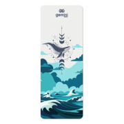 Килимок для йоги каучуковий поліуретан Pro LLLustration Gemini 183см*68см*5мм PUY-5900-11