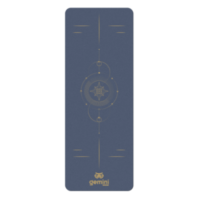 Килимок для йоги каучуковий поліуретан Pro LLLustration Gemini 183см*68см*5мм PUY-5900-8