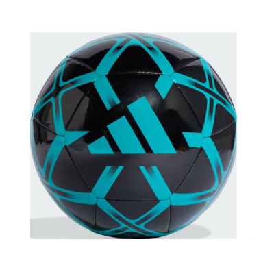 М'яч футбольний Adidas STARLANCER CLB чорний, бірюзовий Уні 4