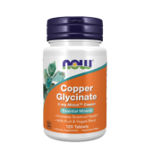 NOW Copper Glycinate 3 mg - 120 табл