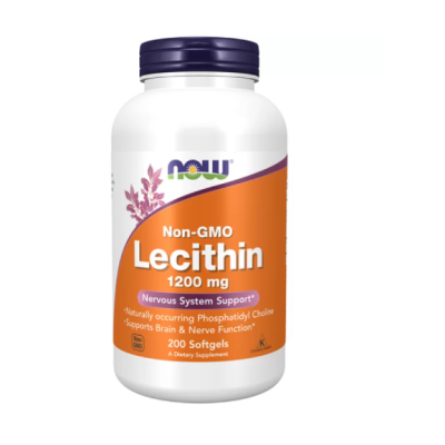 NOW Lecithin 1200 мг - 200 софт гель