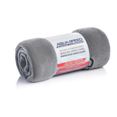 Рушник Aqua Speed DRY SOFT 7033 сірий Уні 70x140 см
