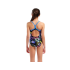 Купальник закритий для дівчат Arena GRAFFITI SWIMSUIT LIGHT DROP B чорний, мультиколор Діт 140 см