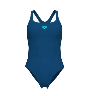 Купальник закритий для жінок Arena SOLID SWIMSUIT CONTROL PRO BAC синій Жін 44