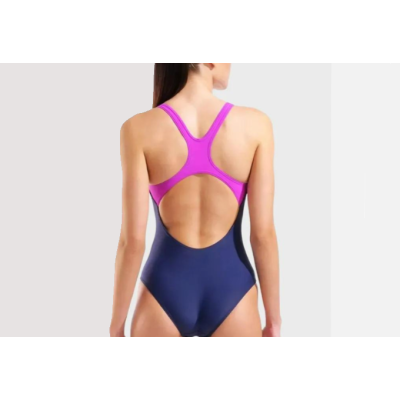 Купальник закритий для жінок Arena KIKKO SWIMSUIT SWIM PRO BACK синій, рожевий Жін 46